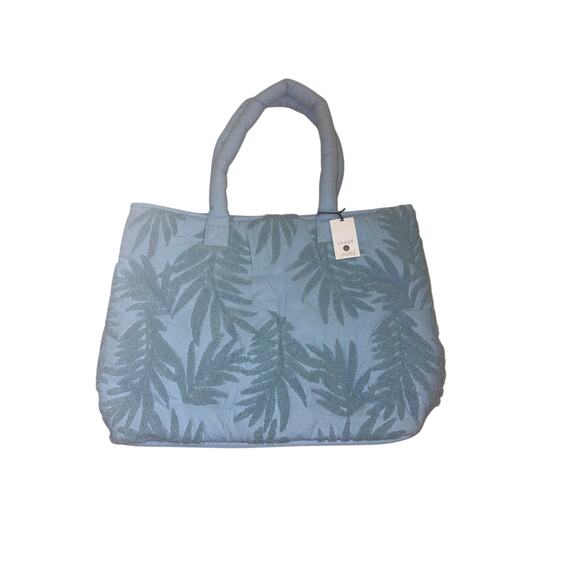 New Shade & Shore Light Blue Terry Tote - Picture 3 of 5